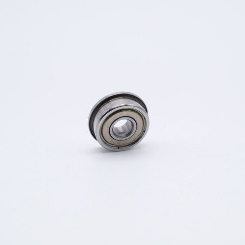 F607-ZZ Miniature Flanged Ball Bearing 7x19x6 Side View