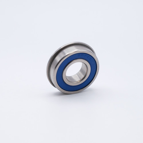 FR3-2RS Flanged Miniature Ball Bearing 3/16x1/2x0.196 Angled View