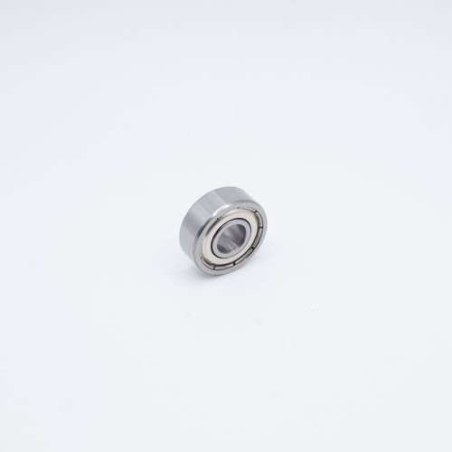 1602-ZZ Shielded Ball Bearing 1/4x11/16x1/4 Left Angled View