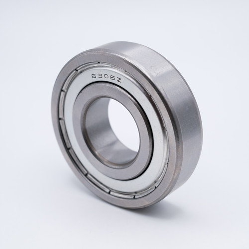 S6302-ZZ Stainless Ball Bearing 15x42x13 Angled View