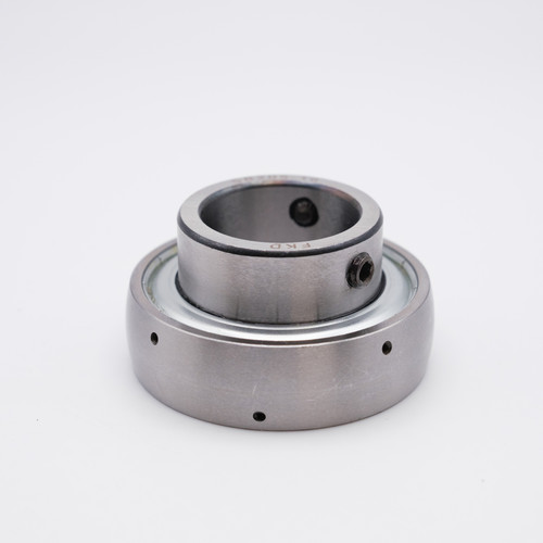 SB206 Crowned Outer Insert Bearing 30x62x16mm Oil Hole Side View
