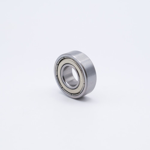 SR1038-ZZ Stainless Steel Ball Bearing 3/8x5/8x5/32 Angled View