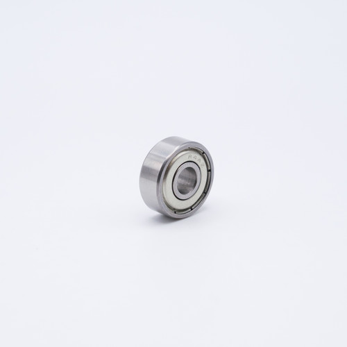SSR3-ZZ Stainless Steel Miniature Ball Bearing 3/16x1/2x0.196 Angled View