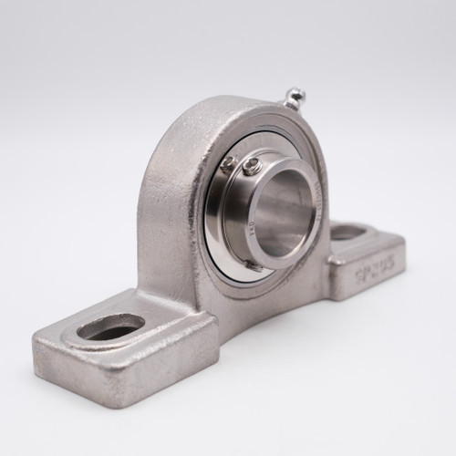 SUCSP205-15 Stainless Steel Pillow Block Unit Angled View