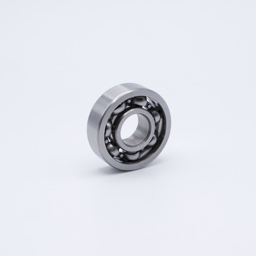 SMR82X Stainless Steel Mini Ball Bearing 2.5x8x2.5mm Left Angled View