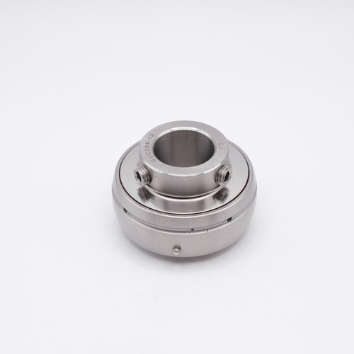 SUC201-8 Stainless Steel Insert Ball Bearing 1/2x47x31 Front View