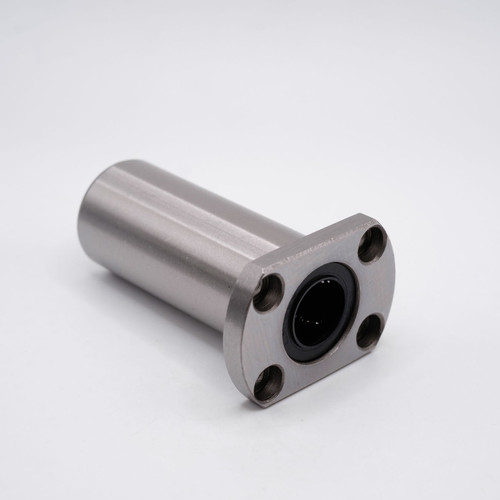 LMH16LUU Oval Linear Motion Flange Ball Bushing 16x28x70mm Left Angled View