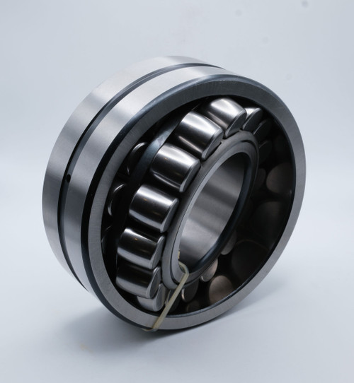 22218CC/W33 Spherical Roller Bearing Steel Cage 90x160x40 Angled View