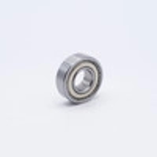 SSR133-ZZ/ABEC3 Stainless Steel Mini Ball Bearing 3/32x3/16x3/32 Left Angled View