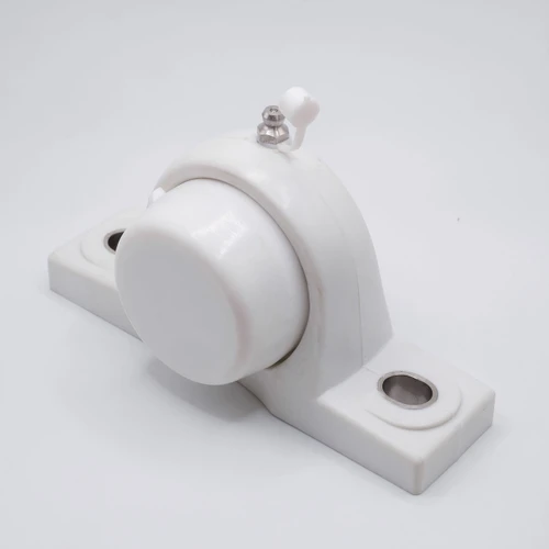 UCVP205-16 Thermoplastic Pillow Block Unit 1" Bore Cap Front Right Angled View