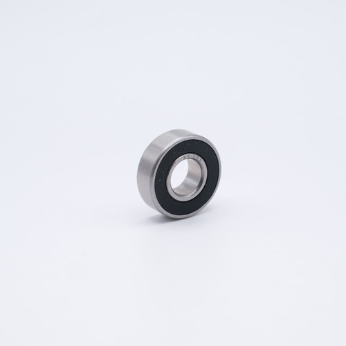 SR188-2RS Stainless Steel Miniature Ball Bearing 1/4x1/2x3/16 Left Angled View