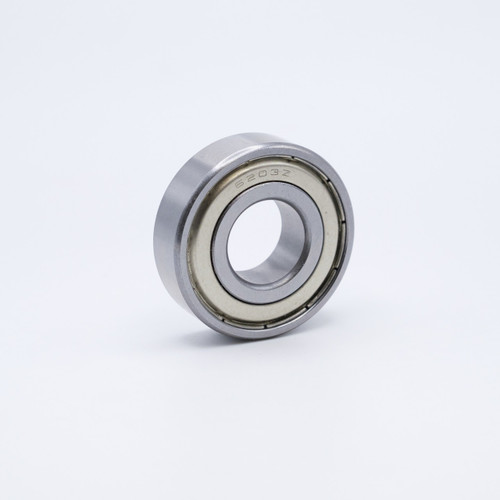 6201-ZZC3 Ball Bearing 12x32x10mm Left Angled View