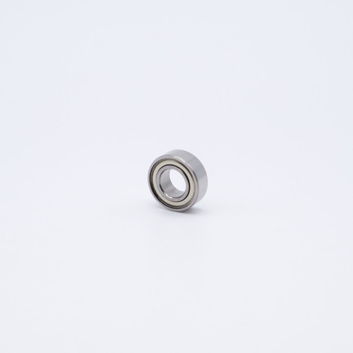 SMR83-ZZ Stainless Steel Miniature Ball Bearing 3x8x3mm Right Angled View