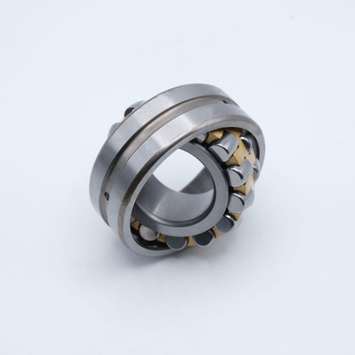 22211CAC3W33 Spherical Roller Bearing 55x100x25mm Angled Bore View