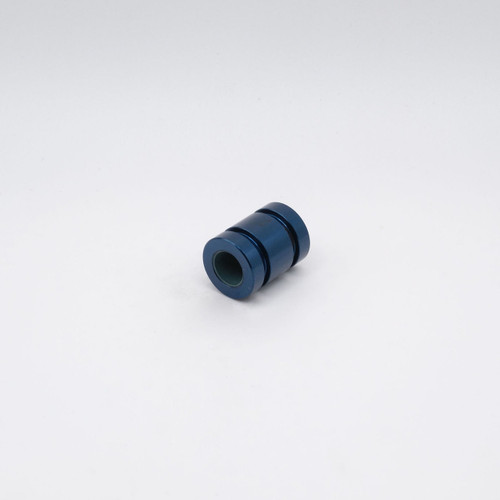 KHP15 Metric Closed Thin Plain Linear Bearing PTFE Lined 15x25x28mm Right Angled View