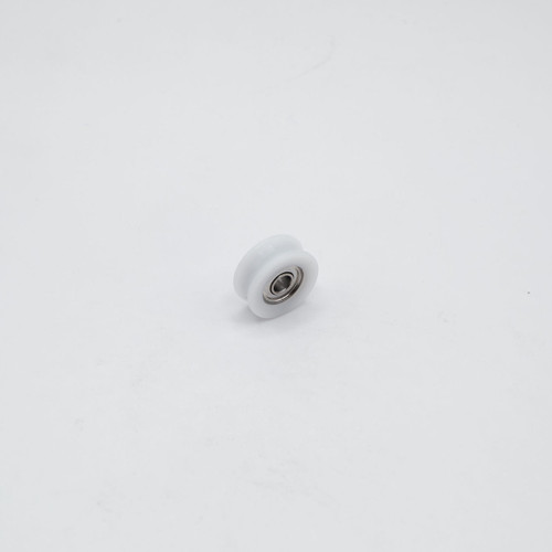 BSU62418-6R2 U-Groove POM Plastic Roller 4x18x6mm Left Angled View