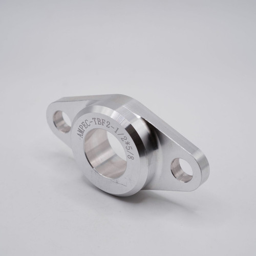 TBF2-1/2x25/32 2-Bolt Fixed Aluminum Housing Right Angled View