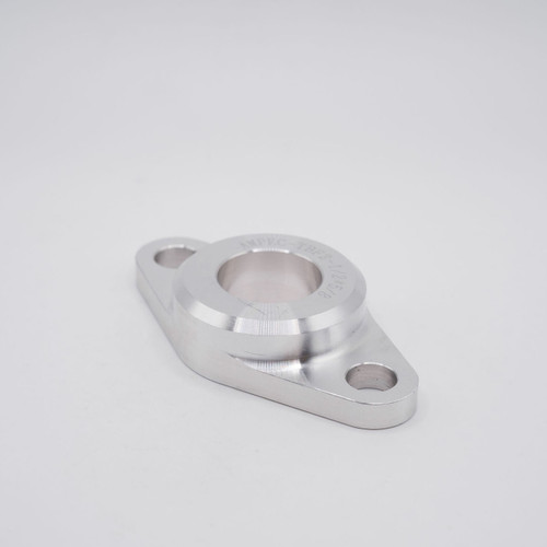 TBF4x15/16 2-Bolt Fixed Aluminum Bearing Housing Flat Right Angled View