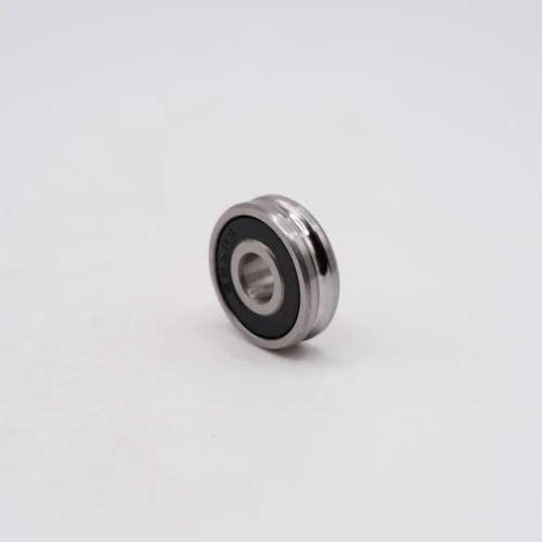 U608-2RS U-Groove Ball Bearing 8x22x7mm Sealed Right Angled View