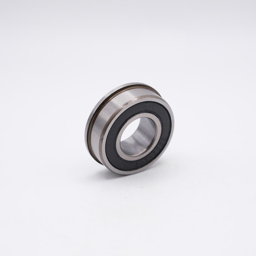 UF380 Ungrounded Flanged Ball Bearing 3/8x1-1/8x3/8 Left Angled View