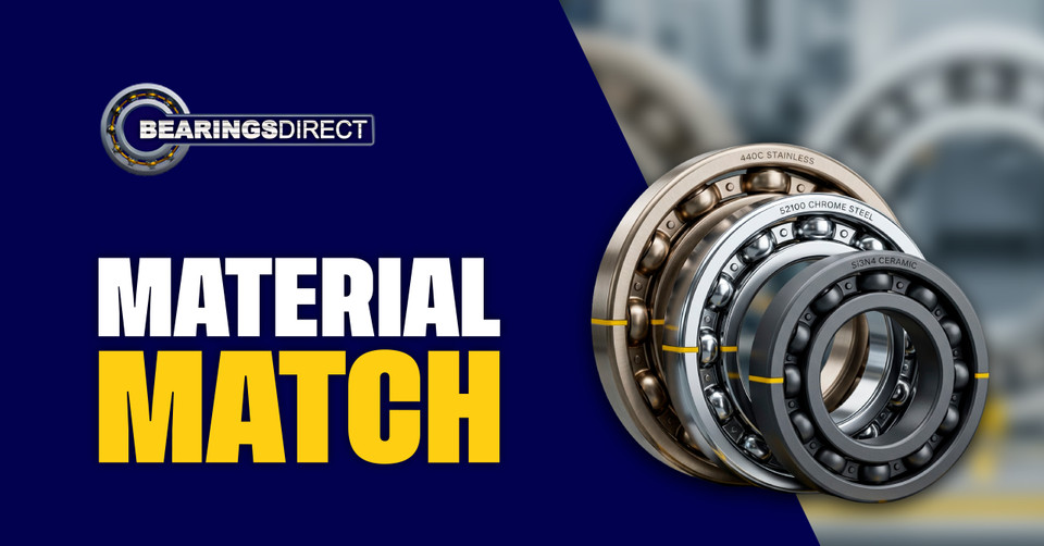 When to Choose Stainless, Chrome, or Ceramic Bearings 