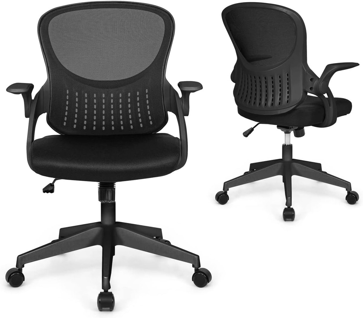 Flip-Up Ergonomic Office Chair