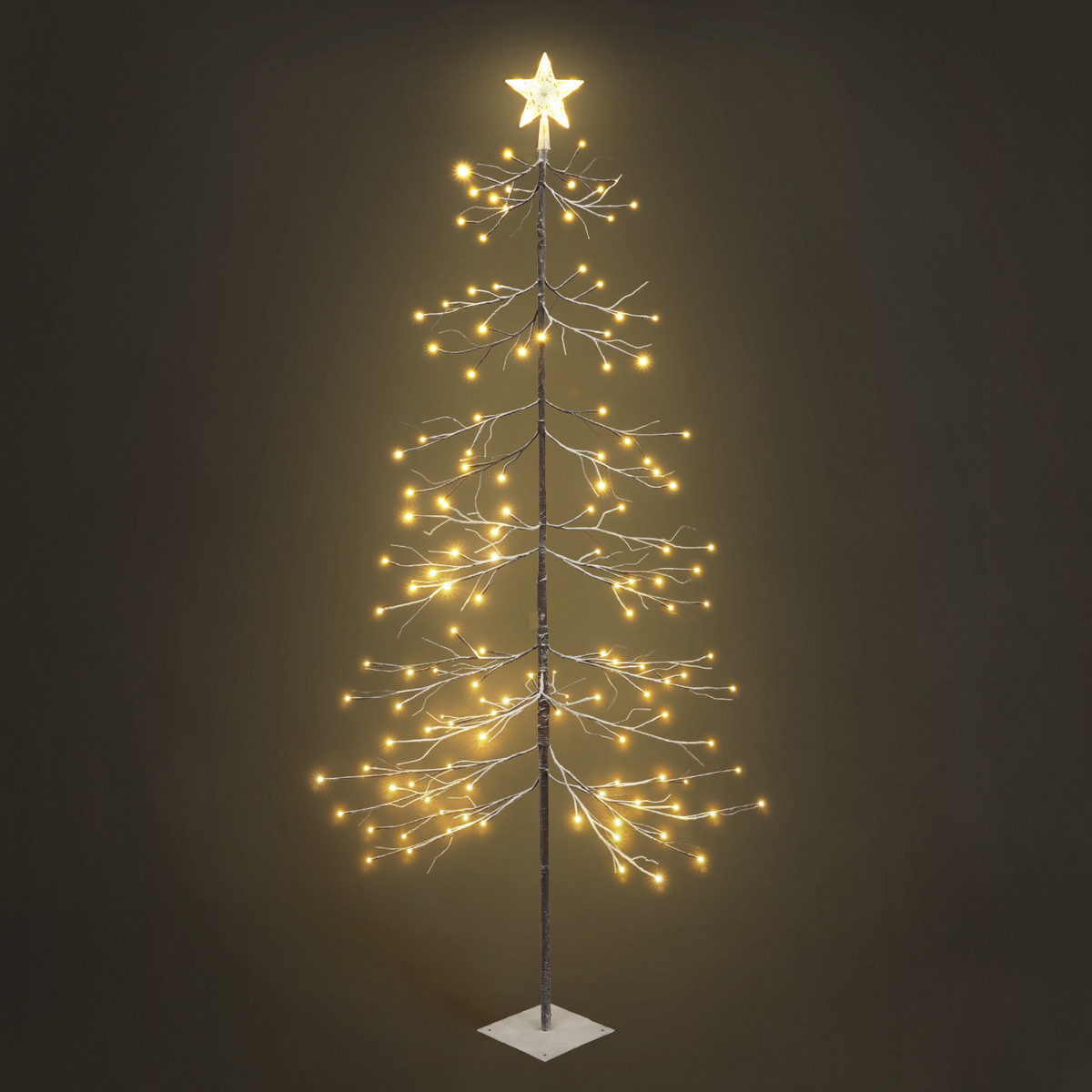 Full Artificial Twinkling Christmas Tree