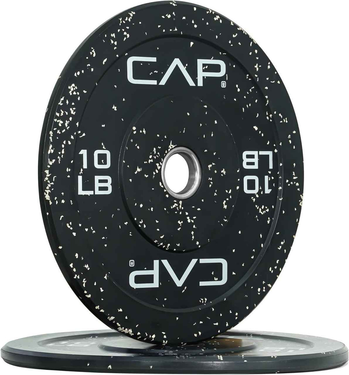 2-Inch Speckled Rubber Olympic Bumper Plate with Steel Hub, Multiple Choices Available
