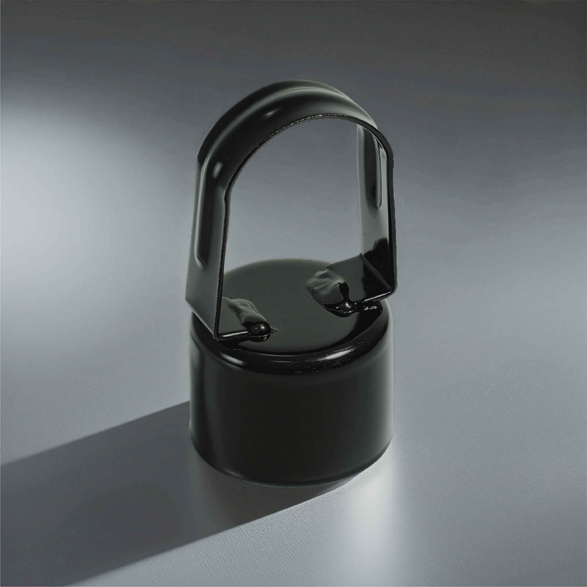 Black Galvanized Chain Link Fence Eye Top Rail Cap, Use for 1-7/8" Outside Diameter Post and 1-5/8" Top Rail, Multi-options