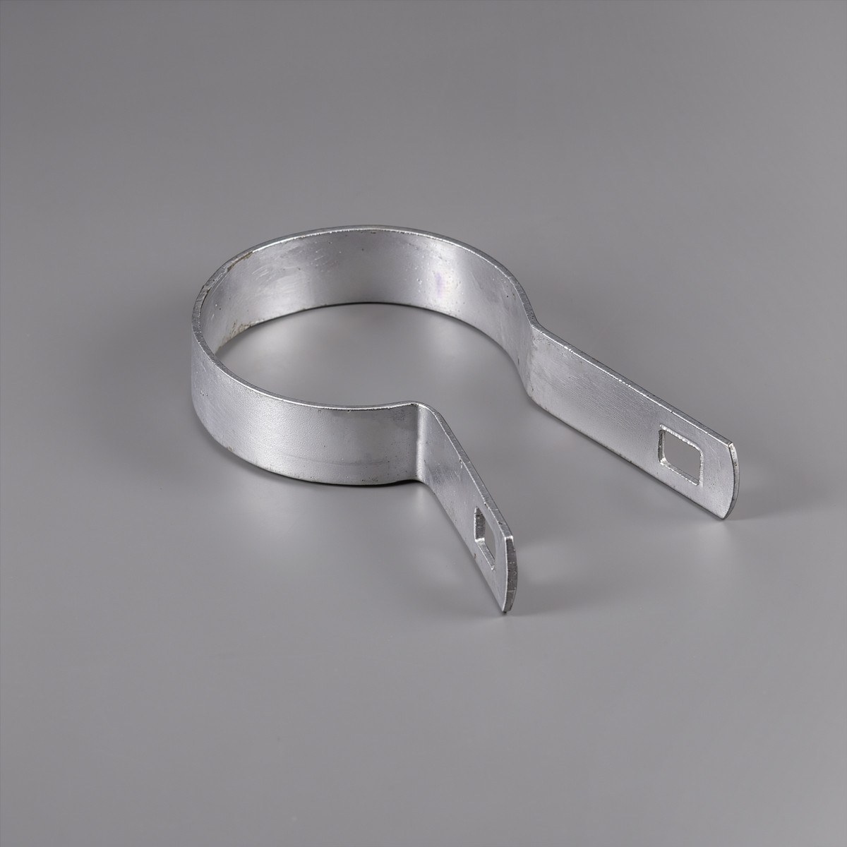 Silver Galvanized Tension Band for 2-3/8" Outside Diameter Post with Bolt & Nut, Multi-options