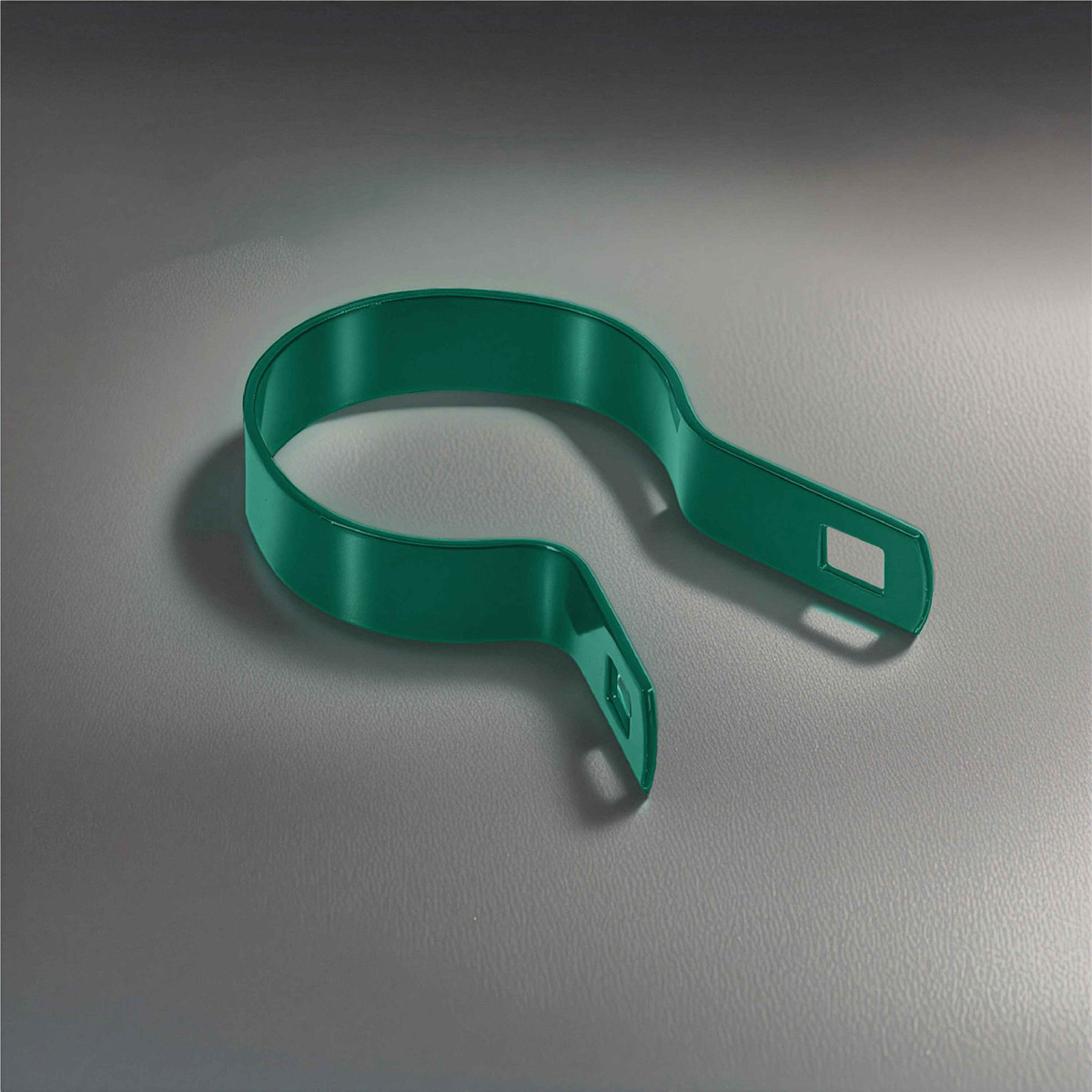 Green Galvanized Tension Band for 2-3/8" Outside Diameter Post with Bolt & Nut, Multi-options