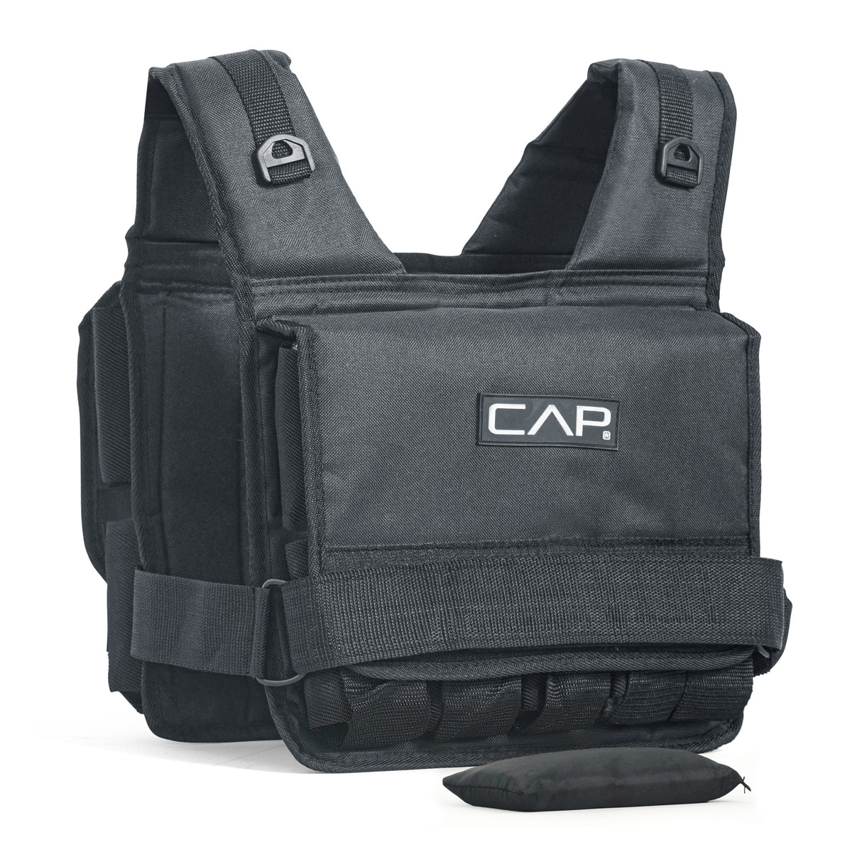 CAP 20 LB Short Adjustable Weighted Vest