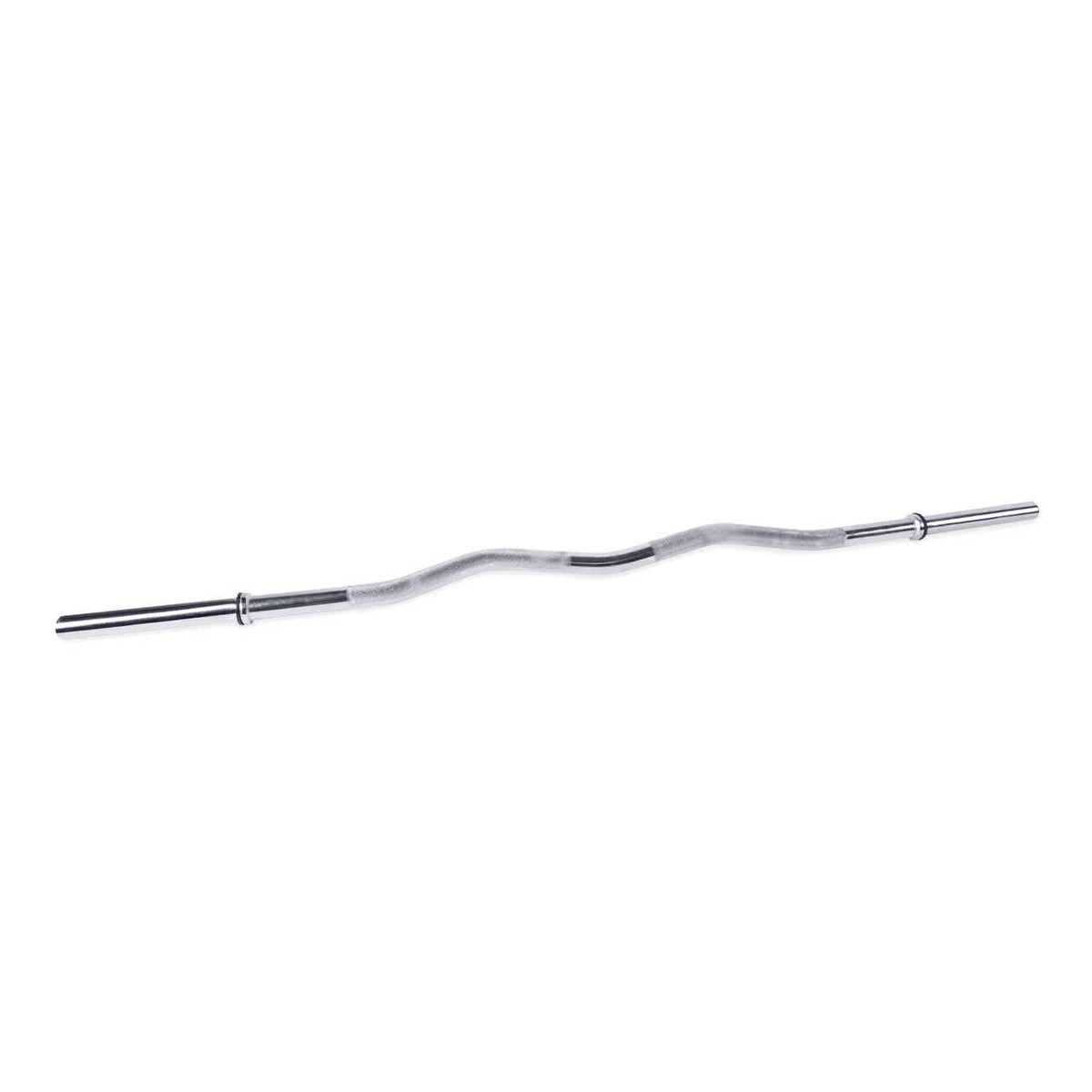 CAP Standard Solid Chromed E-Z Curl Bar, 47 in