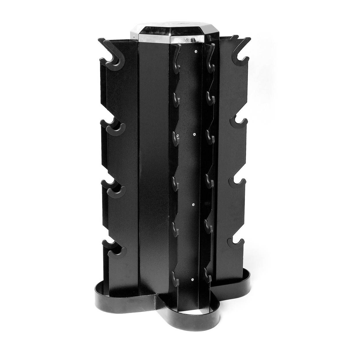 4-Sided Vertical Dumbbell Rack for 10 Pairs 5-50LB Dumbbells 4-Sided Vertical Dumbbell Rack for 10 Pairs 5-50LB Dumbbells