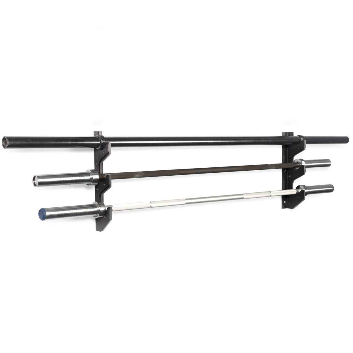 Horizontal Bar Storage Wall Rack, 3- / 6-Bar Options