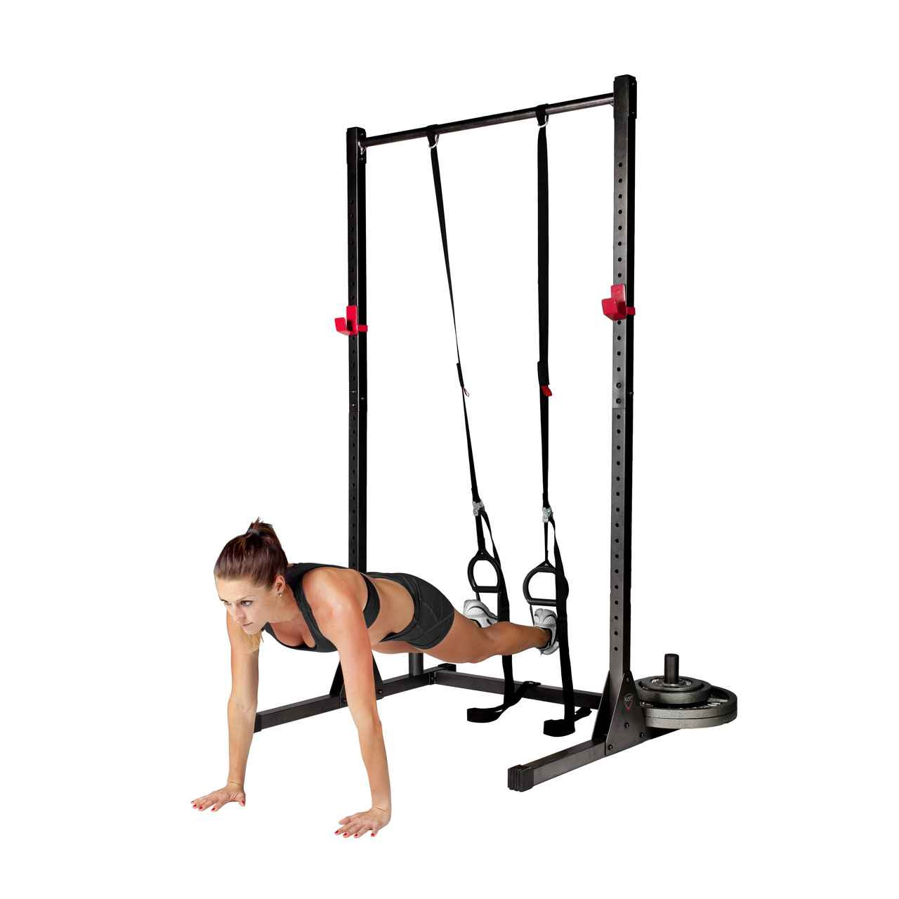 CAP Barbell Power Rack Exercise Stand, Dark Gray