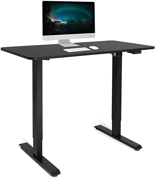 Whole-Piece Deskboard Electric Standing Computer Desk, Height Adjustable Desk