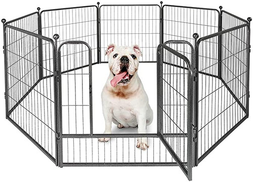 32 Inch Height Metal Foldable Heavy-Duty Pet Dog Playpen with Door 32 Inch Height Metal Foldable Heavy-Duty Pet Dog Playpen with Door