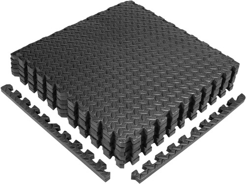 3/4-Inch Thickness 24" X 24" Interlocking Exercise Foam Mats 3/4-Inch Thickness 24" X 24" Interlocking Exercise Foam Mats