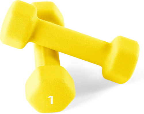 Color Neoprene Dumbbells with Non-Slip Grip & Hexagon Shape, Multiple Sizes Color Neoprene Dumbbells with Non-Slip Grip & Hexagon Shape, Multiple Sizes