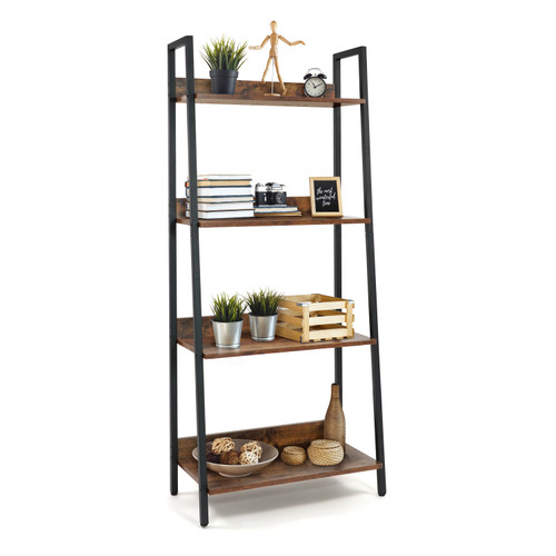 CAPHAUS 4/5 Tier Ladder Bookshelf, Various Colors Available CAPHAUS 4/5 Tier Ladder Bookshelf, Various Colors Available