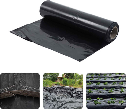 4 mil Black Plastic Sheeting