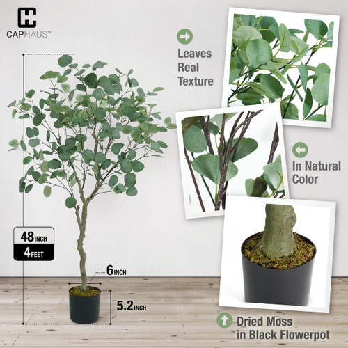Artificial Eucalyptus Tree, 4ft / 5ft / 6ft Artificial Eucalyptus Tree, 4ft / 5ft / 6ft