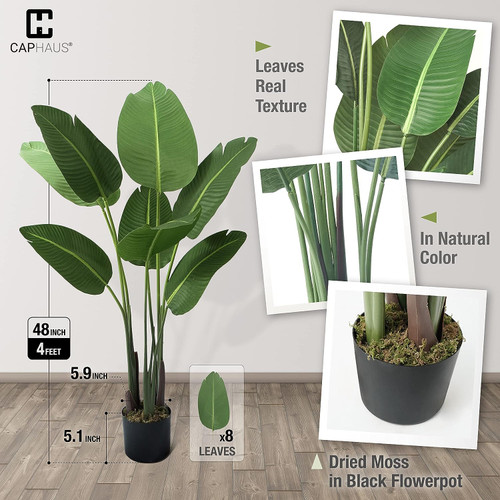 Artificial Faux Bird of Paradise, 4ft / 5ft /6ft / 7ft Artificial Faux Bird of Paradise, 4ft / 5ft /6ft / 7ft