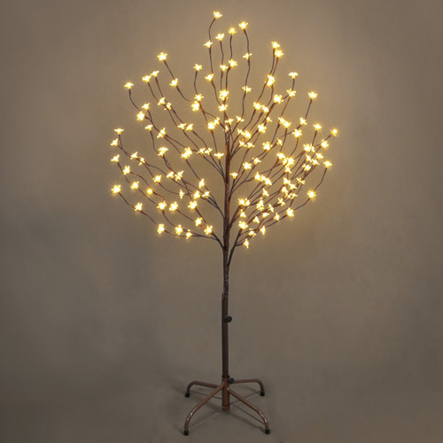 4 / 6 / 8 Feet Artificial Pre-lit Twinkling Cherry Blossom Tree w/ Bendable Branches & Foldable Stand 4 / 6 / 8 Feet Artificial Pre-lit Twinkling Cherry Blossom Tree w/ Bendable Branches & Foldable Stand