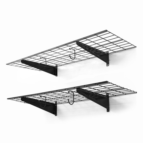 Garage Wall Shelving 1.5ft x 8ft, 18-Inch-Depth by 72-Inch-Width Garage Wall Shelving 1.5ft x 8ft, 18-Inch-Depth by 72-Inch-Width