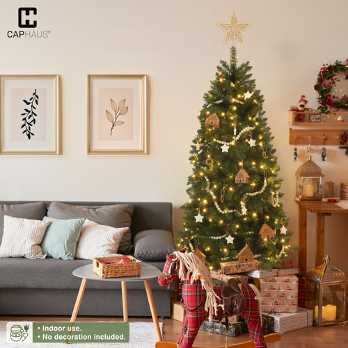 4.5 / 6 / 7.5 Feet Artificial Pre-lit Christmas Tree 4.5 / 6 / 7.5 Feet Artificial Pre-lit Christmas Tree