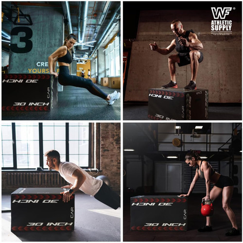 3 in 1 Foam Plyometric Jump Box, Size Including 20" & 24" & 30" 3 in 1 Foam Plyometric Jump Box, Size Including 20" & 24" & 30"