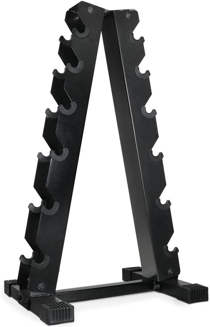 6-Tier A-Frame Dumbbell Rack with 500LB Capacity 6-Tier A-Frame Dumbbell Rack with 500LB Capacity
