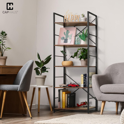 5-Tier Vertical Bookshelf